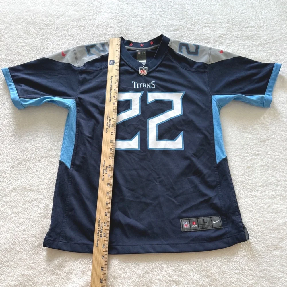 Nike NFL Jersey Kids Large 14/16 Navy Tennessee Titans Derrick Henry #22